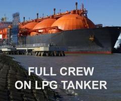 Sea jobs on LPG tankers